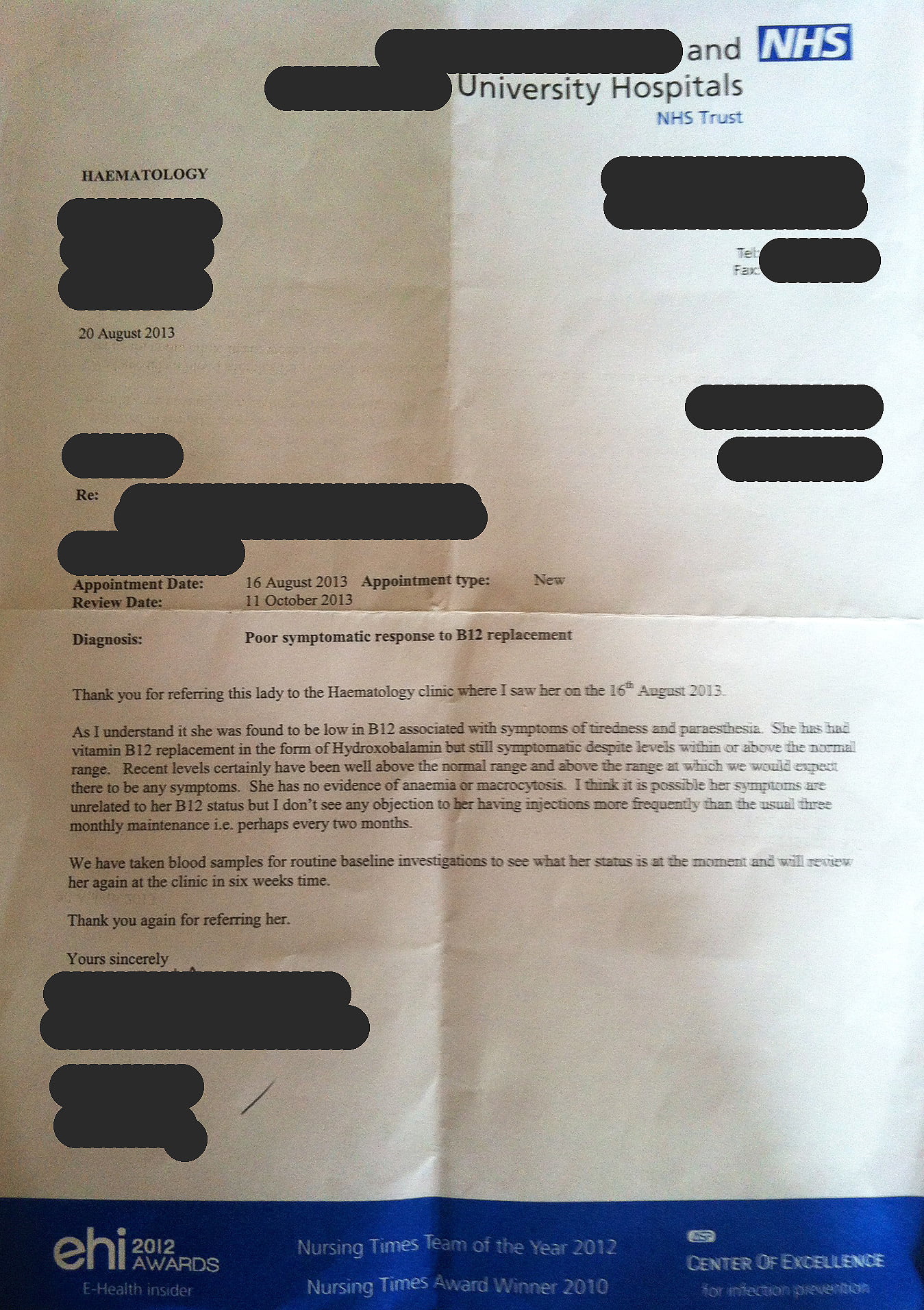 'Specialist' Letter (2)
